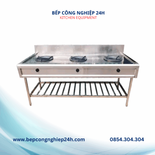 BẾP KIỀNG TÔ 3 HỌNG