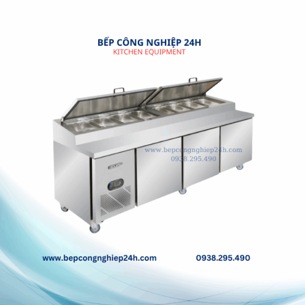 BÀN MÁT PIZZA 3 CÁNH TỦ