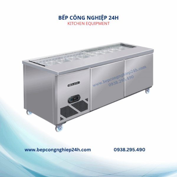 BÀN MÁT SALAD SANDWICH 2 CÁNH TỦ