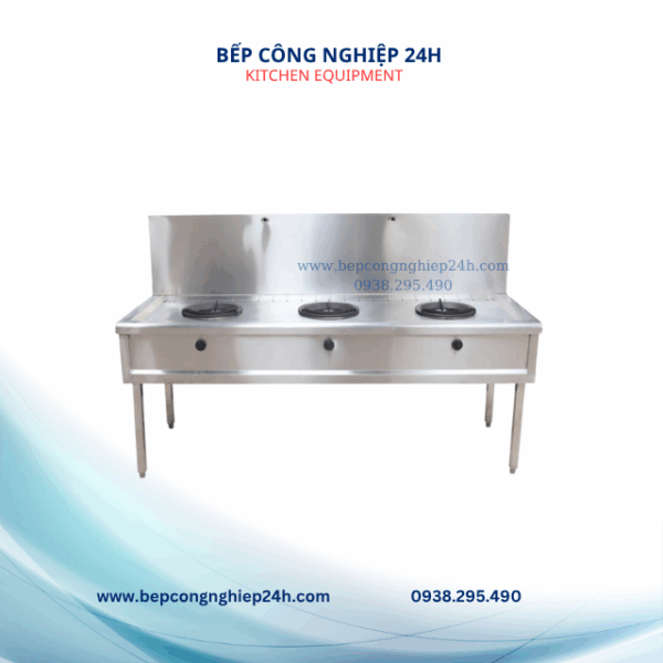 BẾP KIỀNG TÔ 3 HỌNG