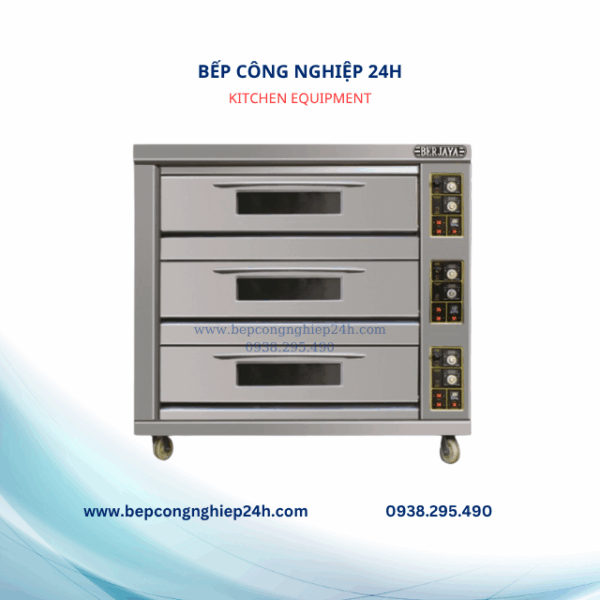 LÒ NƯỚNG 3 TẦNG 6 KHAY