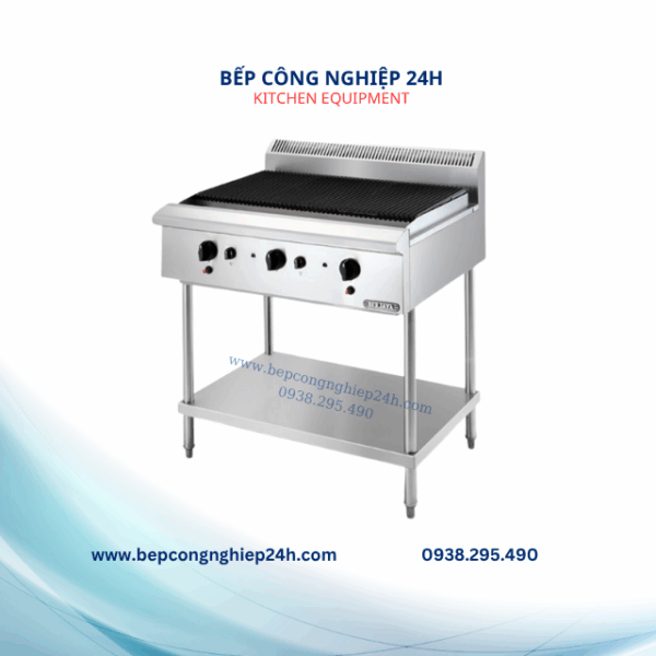 LÒ NƯỚNG THAN NHÂN TẠO 3 HỌNG