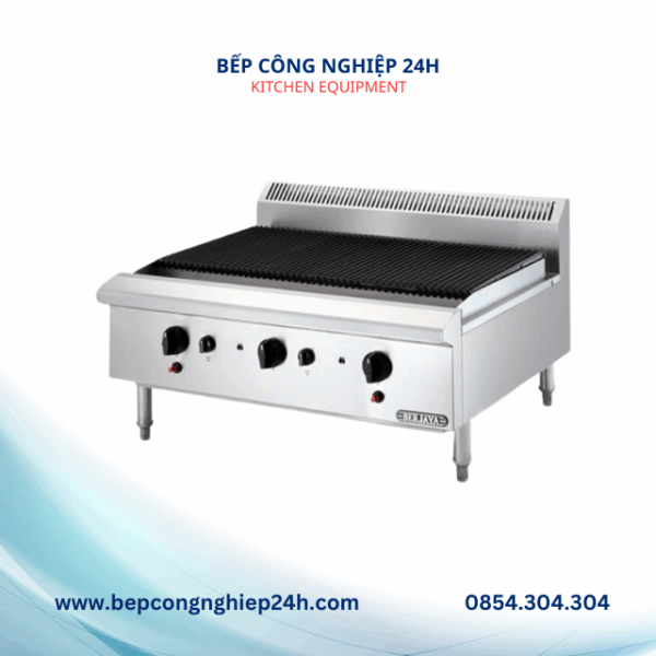 BẾP NƯỚNG THAN NHÂN TẠO 3 HỌNG CHÂN THẤP