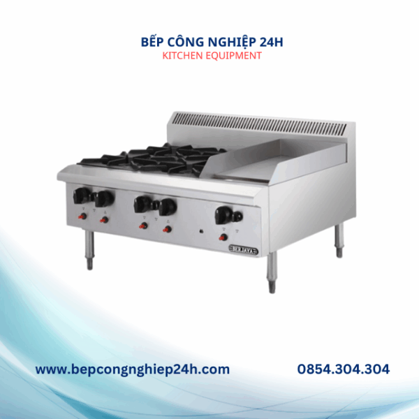 BẾP ÂU 4 HỌNG CÓ MẶT CHIÊN