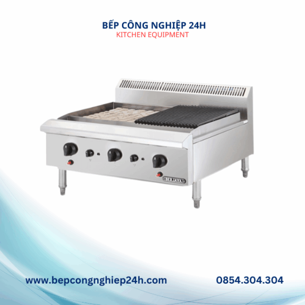 LÒ NƯỚNG THAN NHÂN TẠO 3 HỌNG CHÂN THẤP