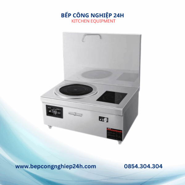 BẾP TỪ ĐÔI 1 MẶT PHẲNG 1 MẶT LÕM