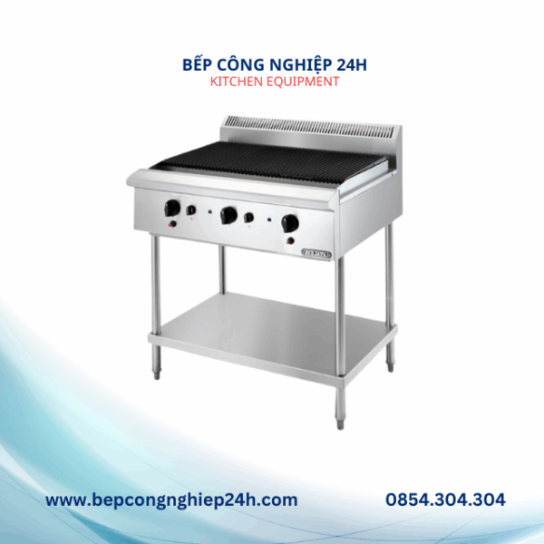 LÒ NƯỚNG THAN NHÂN TẠO 3 HỌNG